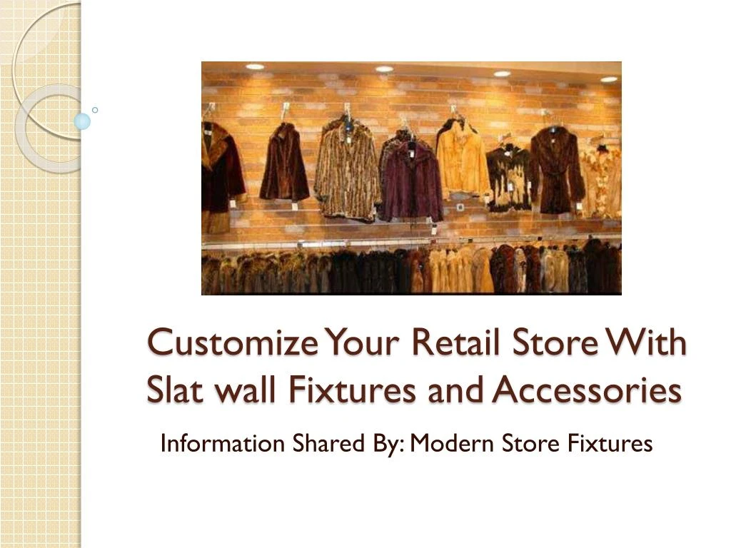 customize your retail store with slat wall fixtures and accessories