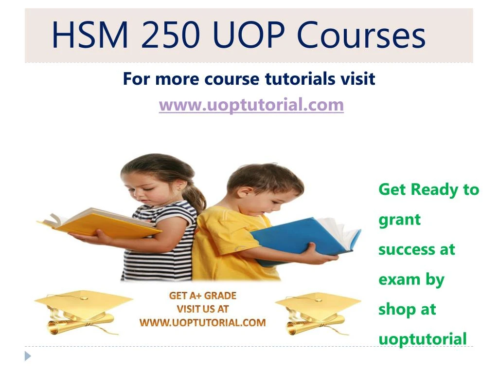 hsm 250 uop courses