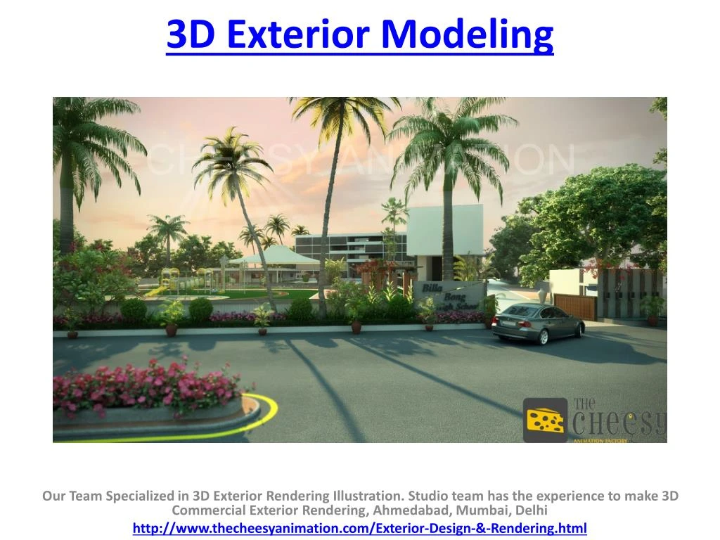 3d exterior modeling