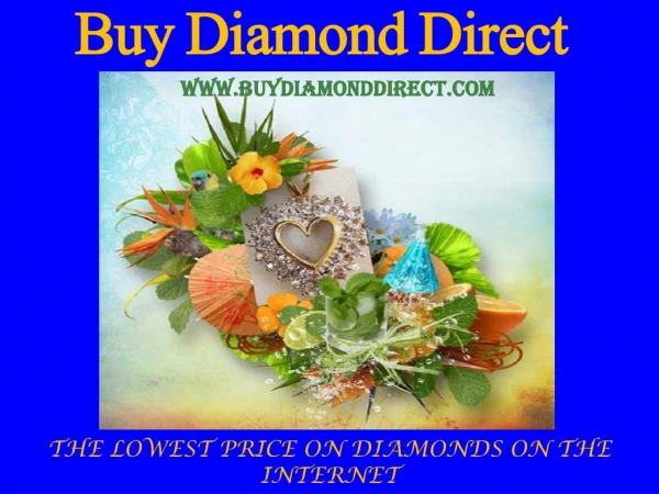 Luxurious Diamond Jewelry at lowest price-Buy Diamond Direct