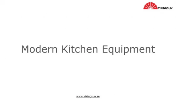Quality Kitchen Equipment