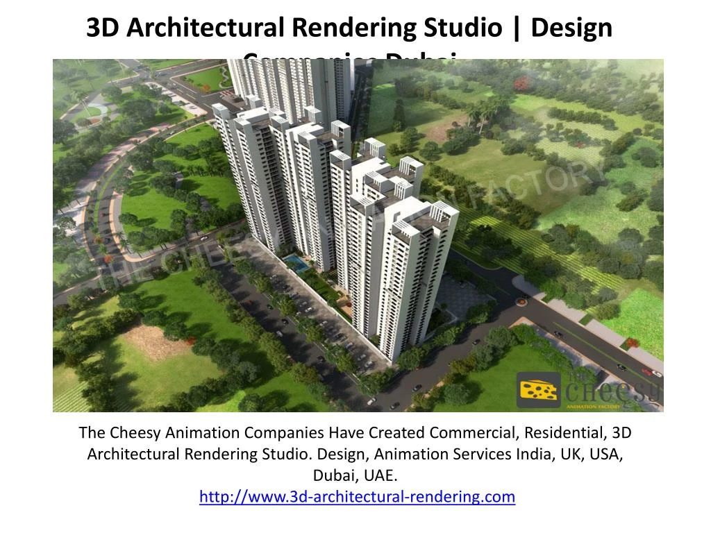 3d architectural rendering studio design companies dubai