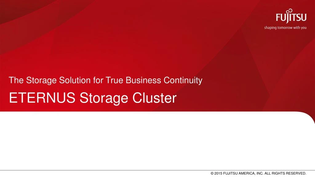 the storage solution for true business continuity