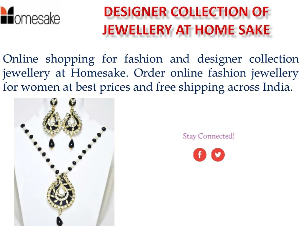 designer collection of jewellery at home sake