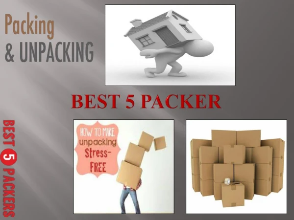 Best 5 Packers and Movers