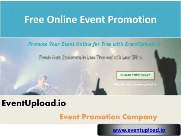 Free Online Event Promotion
