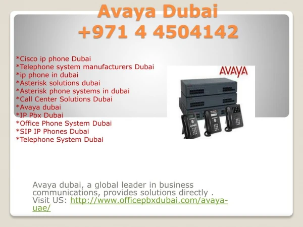 Telephone system manufacturers Dubai, Avaya dubai, Telephone System Dubai