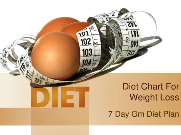 7 day gm diet plan - Loss Weight in 7 Days