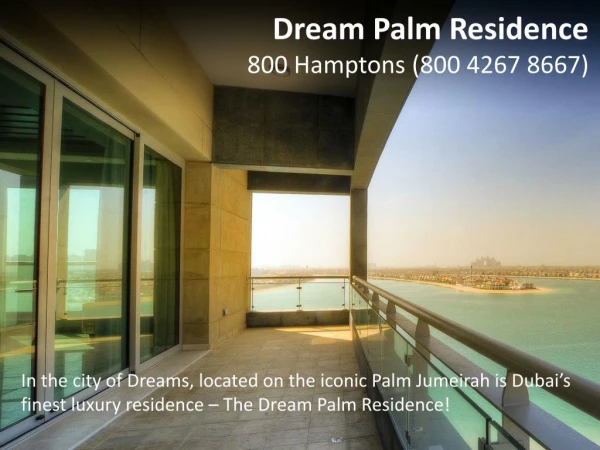 Dream Palm Residence