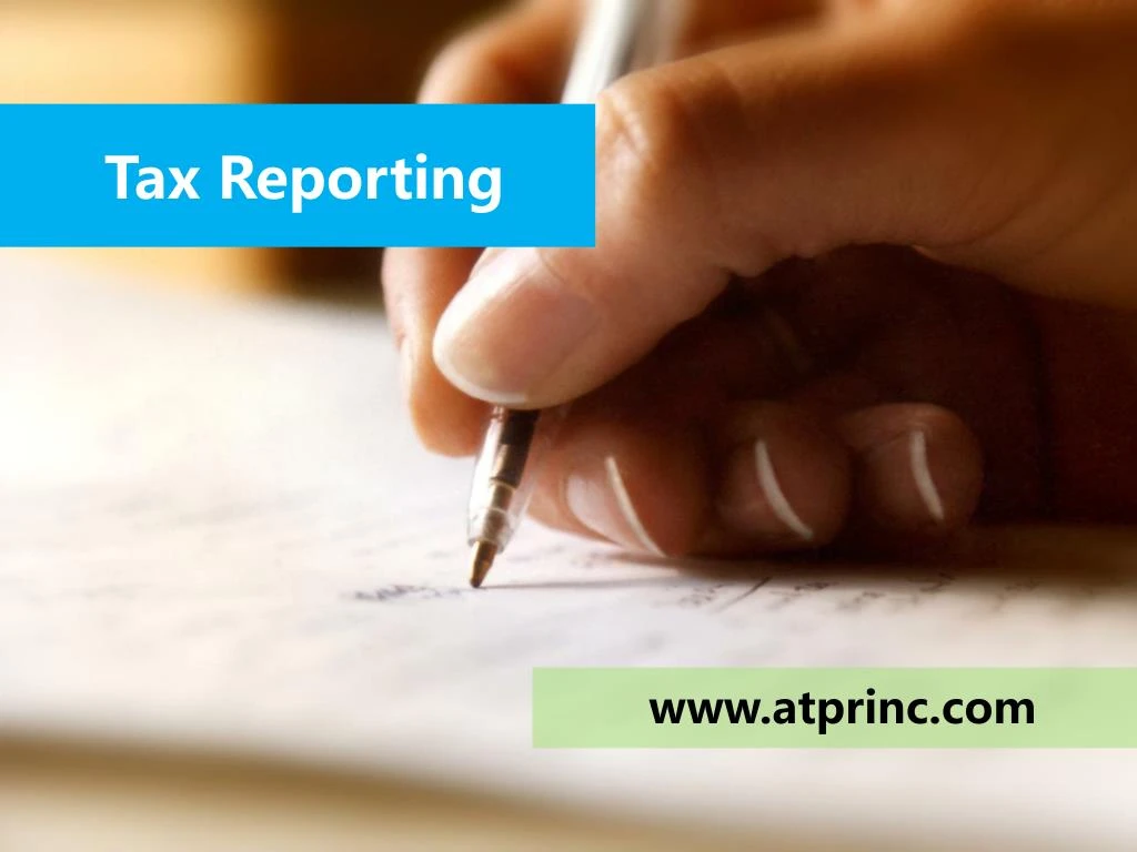 tax reporting