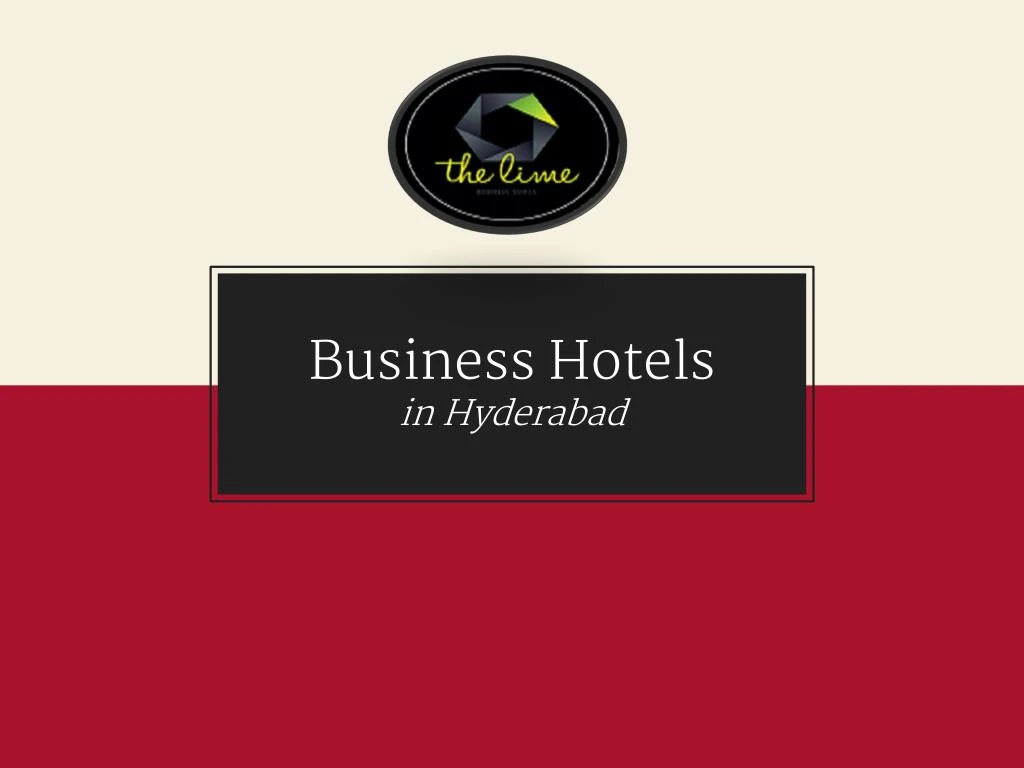 business hotels in hyderabad