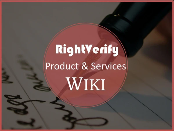 Right Verify - Online Review Portal