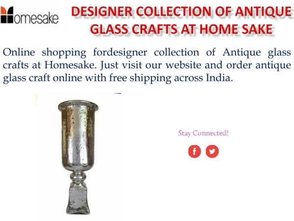 Craft Items Online, Antique Glass Crafts, Mercury Silver Gla