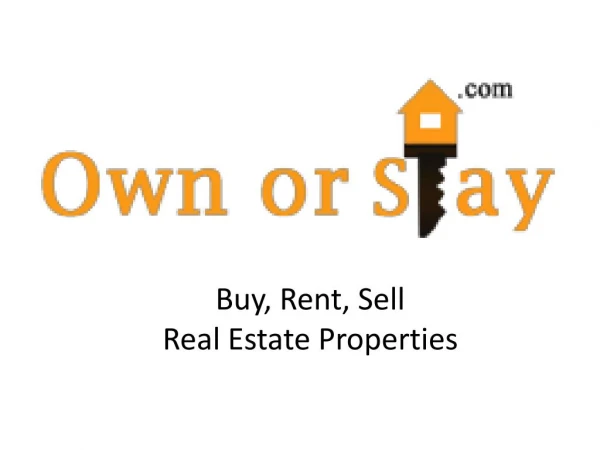 Real Estate Property in India for Buy, Sell, Rent - Ownorsta
