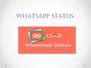 whatsapp status - slide 1