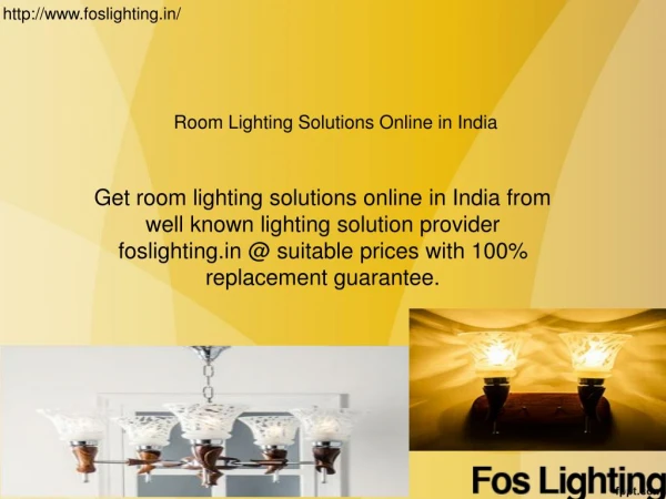 Room lighting solutions online in india