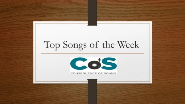 Top Songs of the Week