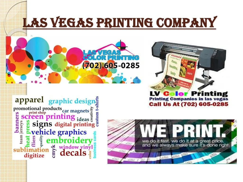 las vegas printing company
