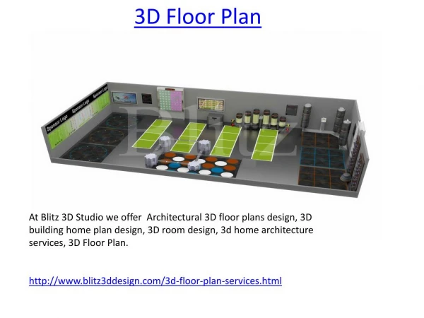 3D Floor Plan Service Provide Studio