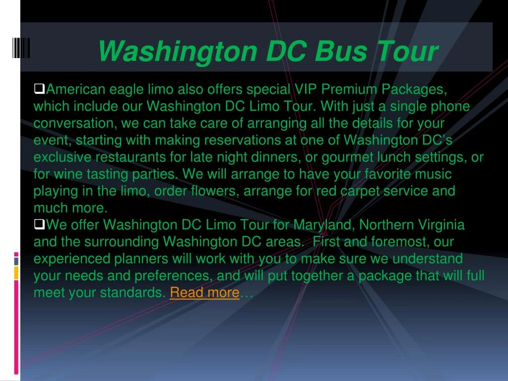 washington dc bus tour