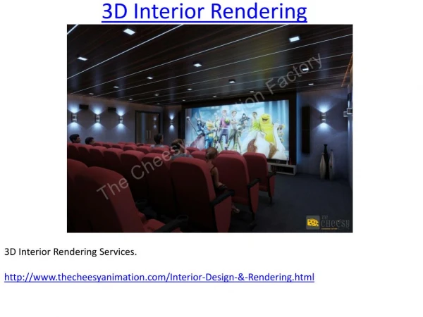 3D Interior Rendering And Design