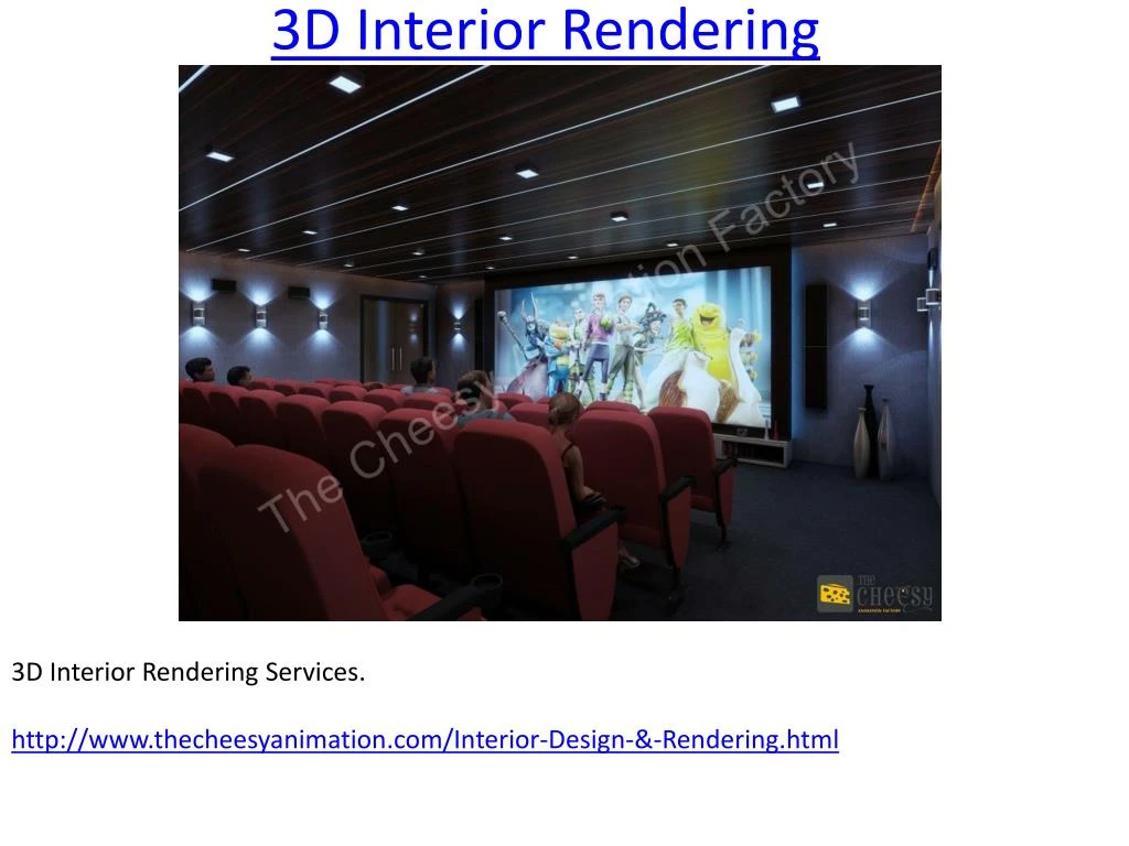 3d interior rendering