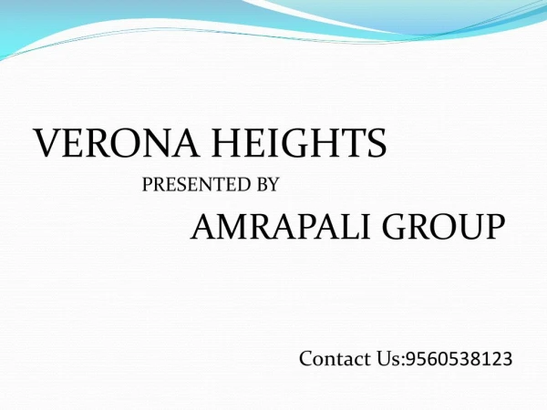 Amrapali verona heights | Amrapali verona heights review| Am