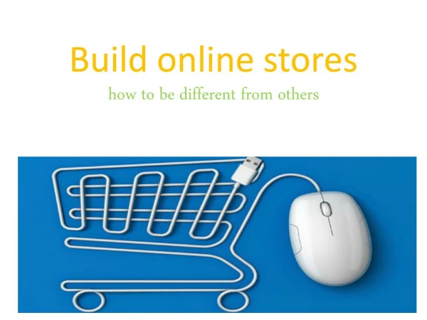 How To Build Online Store