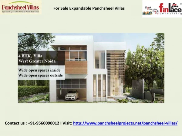 Panchsheel Villas at greater Noida | 9560090012