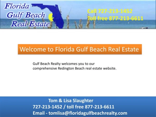 Clearwater Beach - Gulf Beach Realty