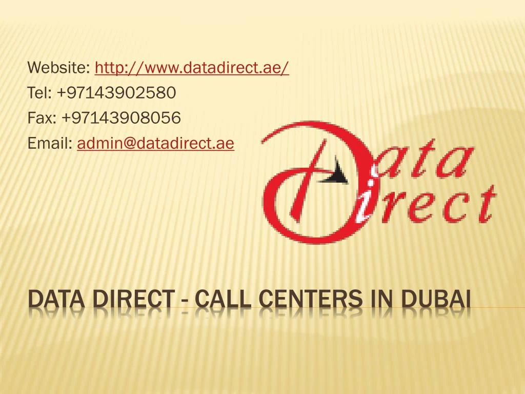 website http www datadirect ae tel 97143902580 fax 97143908056 email admin@datadirect ae