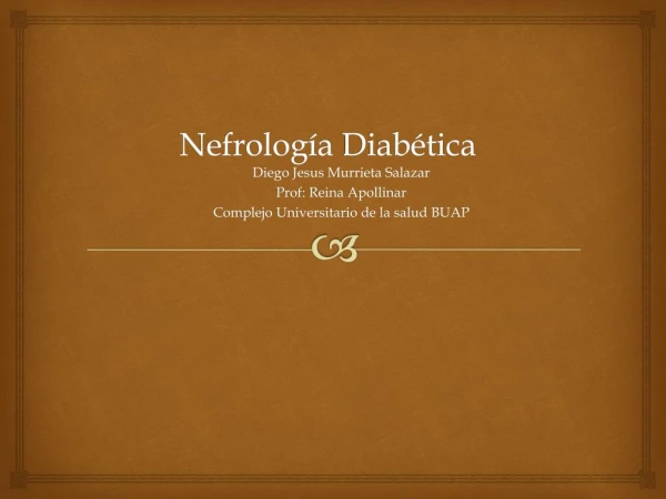 Nefrologi diabetica