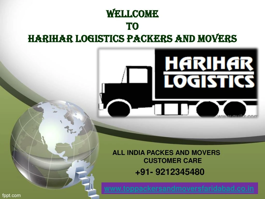 wellcome to harihar logistics packers and movers