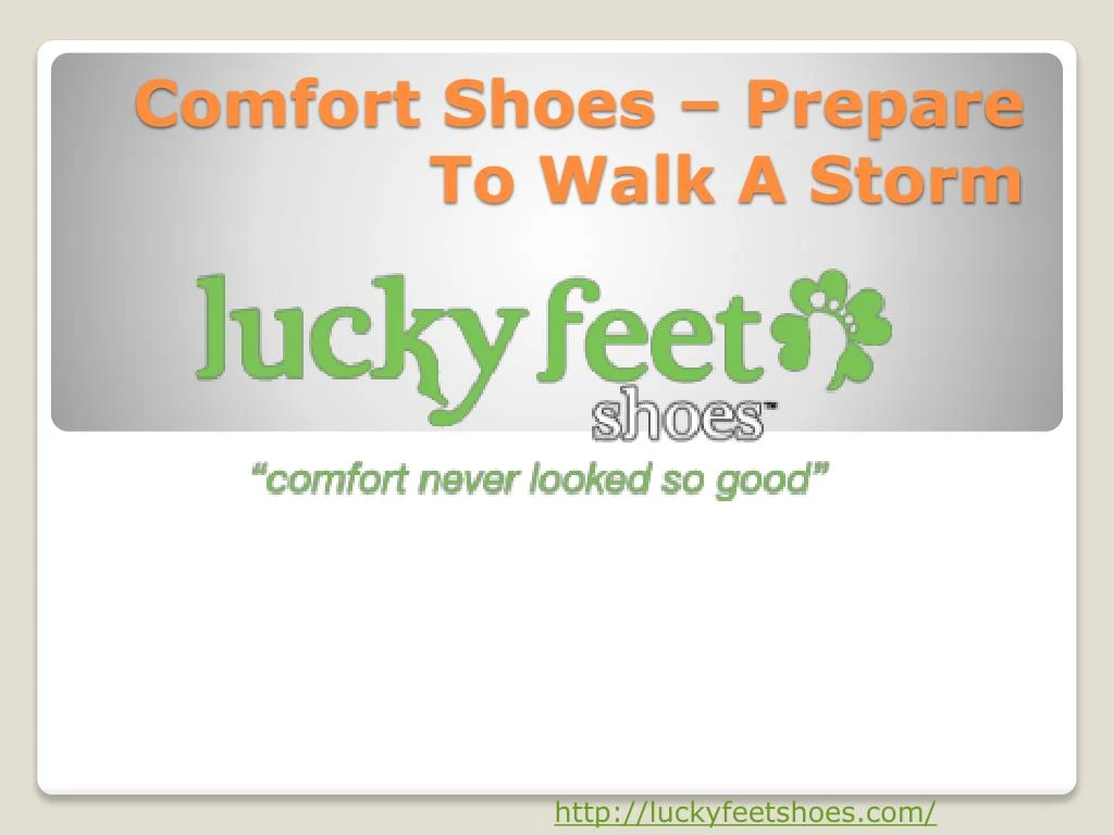 comfort shoes prepare to walk a storm