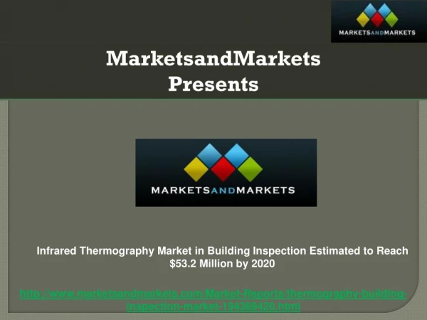 Infrared Thermography Market in Building Inspection Estimate
