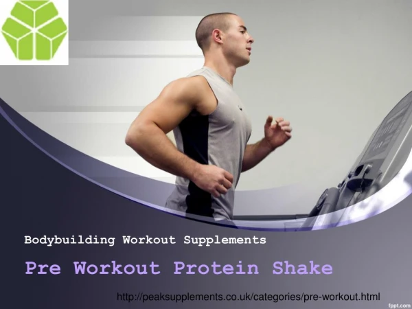 Pre Workout Protein Shake