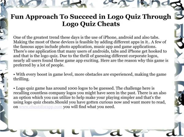 Logo Game Answers