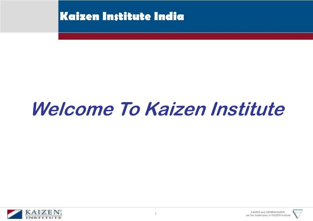 kaizen institute india