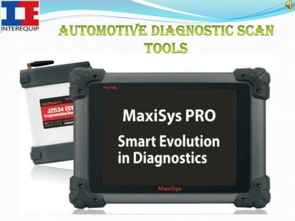 Automotive Diagnostic Scan Tool - Interequip