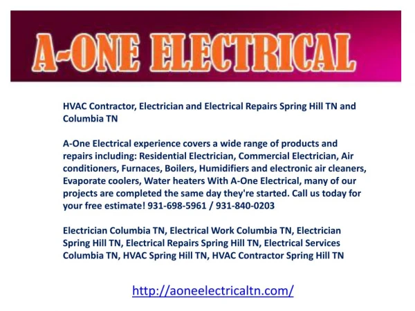 HVAC Contractor Spring Hill TN
