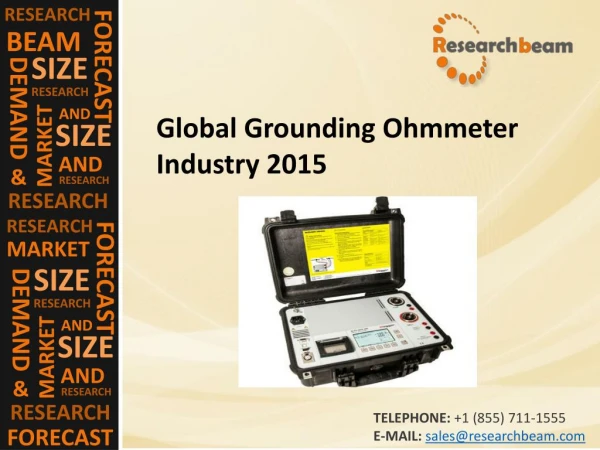 Global Grounding Ohmmeter Industry 2015