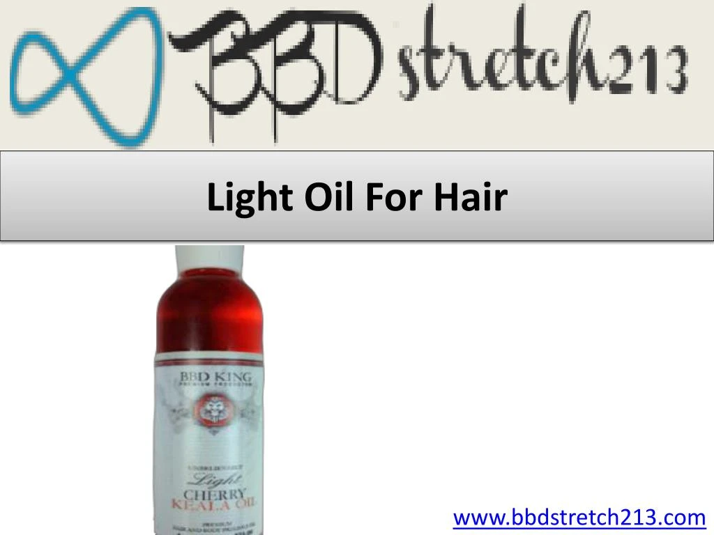 light oil for hair