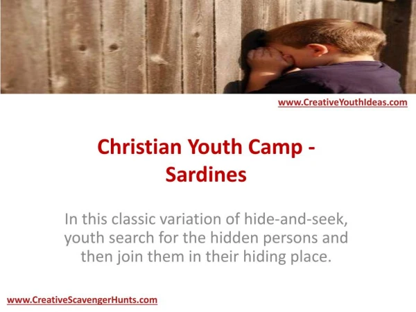 Christian Youth Camp - Sardines