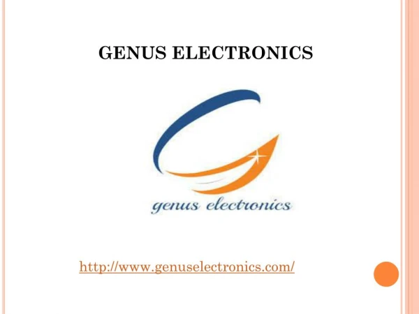 Genus Electronics – A Electronics Company in noida