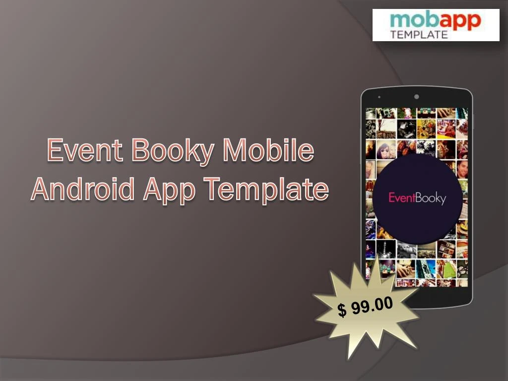 event booky mobile android app template