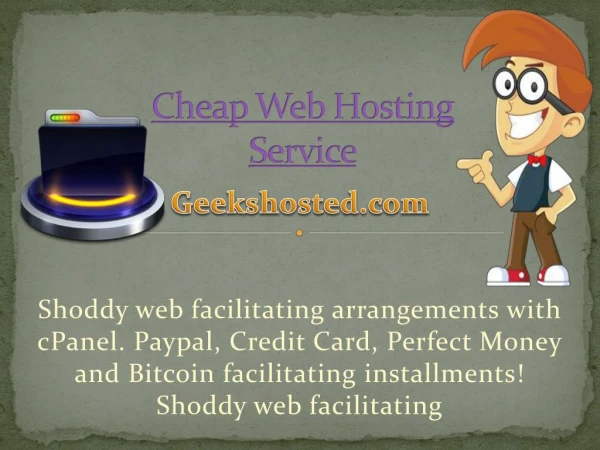 Cheap web hosting