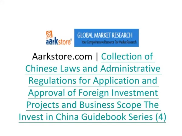 Collection of Chinese Laws and Administrative Regulations fo