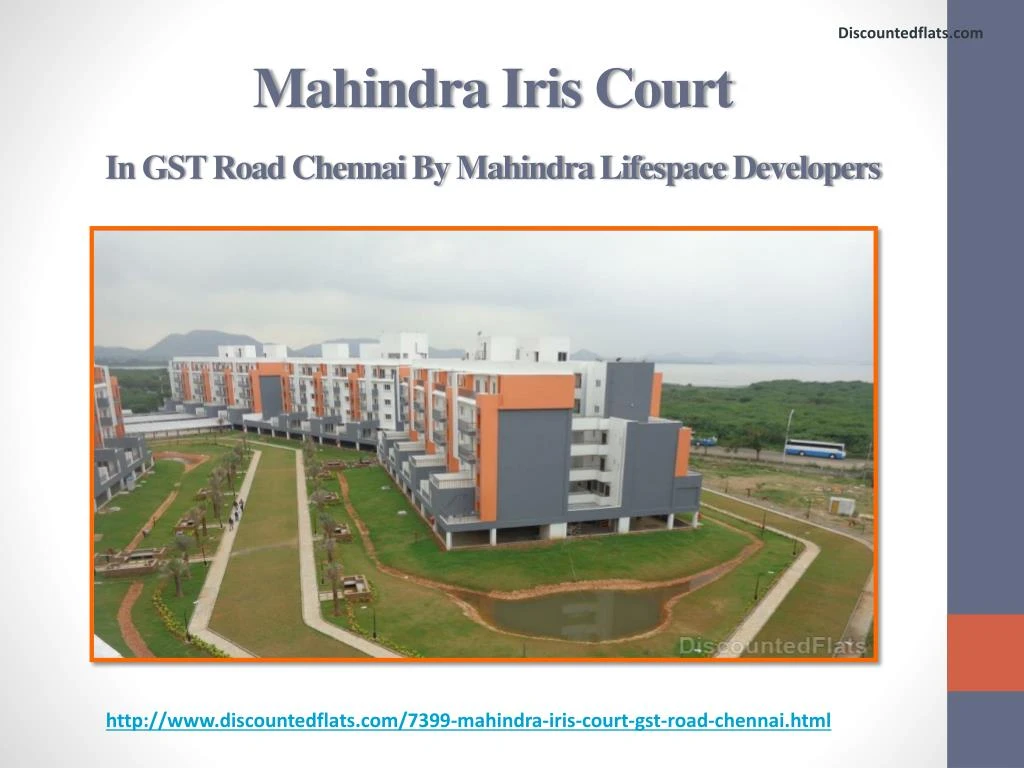 mahindra iris court in gst road chennai by mahindra lifespace developers