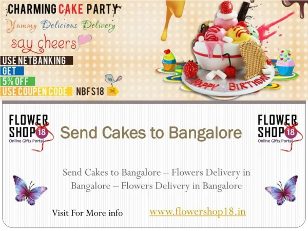 Send Cakes to Bangalore, Flowers Delivery in Bangalore, Flor