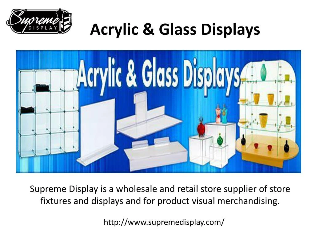 acrylic glass displays